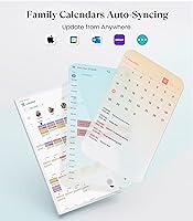 Vista 3 de Cozyla Calendario Digital+ 2: Planificador de Pared de 24 Pulgadas con Pantalla Táctil, Tabla de Tareas, Personalizar Panel de Control, Calendario