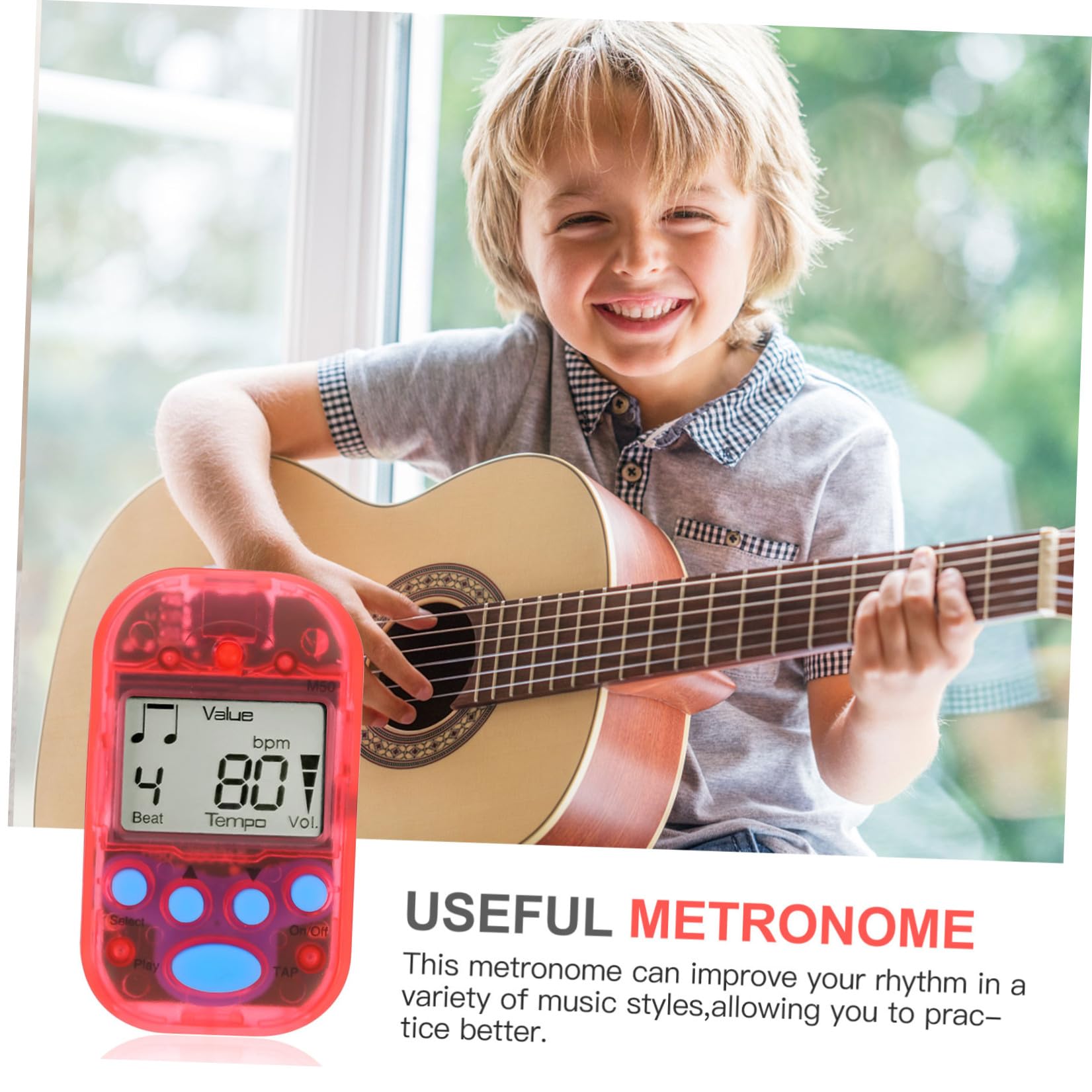 Toyvian 5stücke Tragbares Elektronisches Für Gitarre Klavier Und Violine Mini Lcd Transparent Leicht Und Multifunktional Für Musiker Und Musikschüler