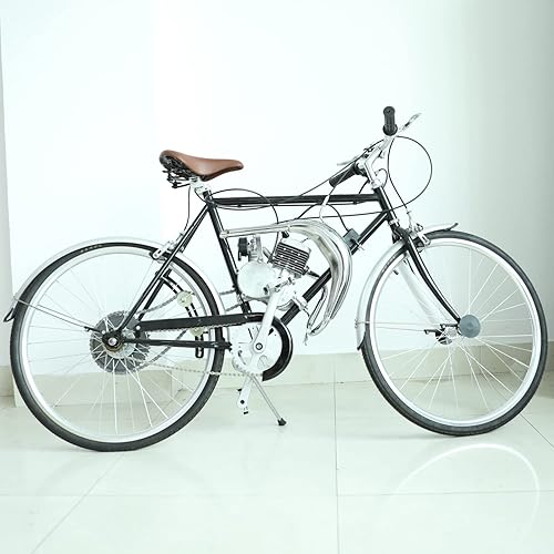 Miniatura 3 de YOXUFA Kit de ajustador de tensor de cadena para cámara de expansión, silenciador de tubo de escape cromado, para 49 cc, 50 cc, 66 cc, 80 cc, 100