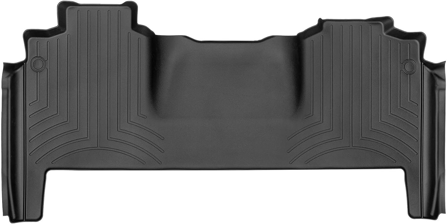 WeatherTech Custom Fit FloorLiners for Ram Truck 2500/3500, Ram 2500/3500-2nd Row (4415453), Black