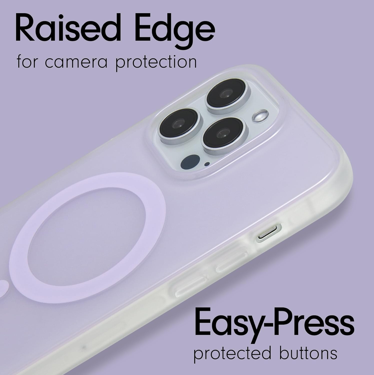 Sonix Case for iPhone 14 Pro | Compatible with Magsafe | 10ft Drop Tested | Jelly Lavender - Image 5