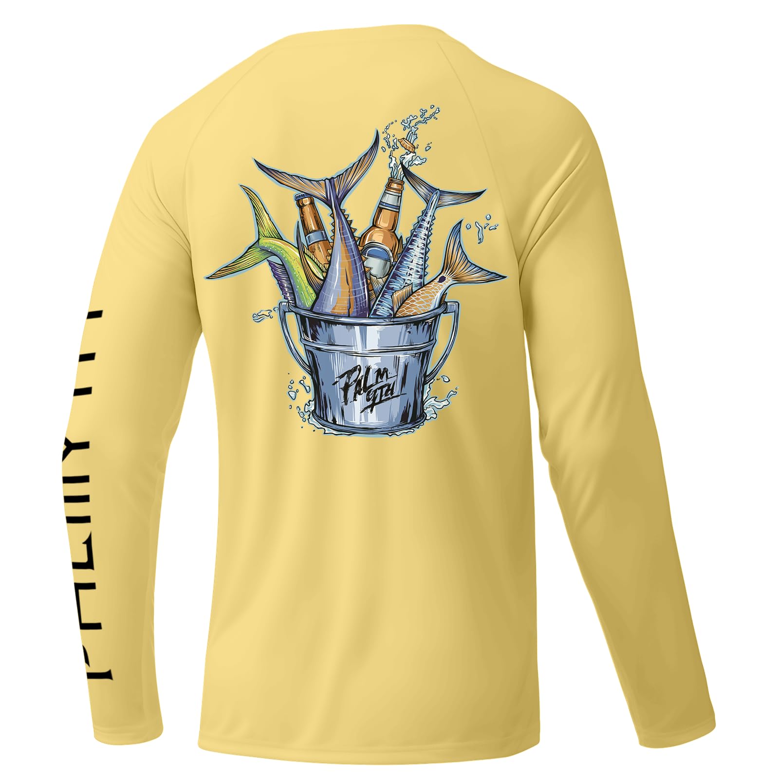 Palmyth Fishing Shirts for Men Long Sleeve UPF 50+ T Shirt Sun Protection Tee