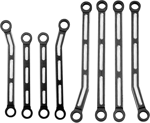 Miniatura 4 de ShareGoo - Juego de eslabones de aleación de aluminio de alta liquidación de chasis compatibles con Traxxas TRX4M 118 RC Crawler piezas de