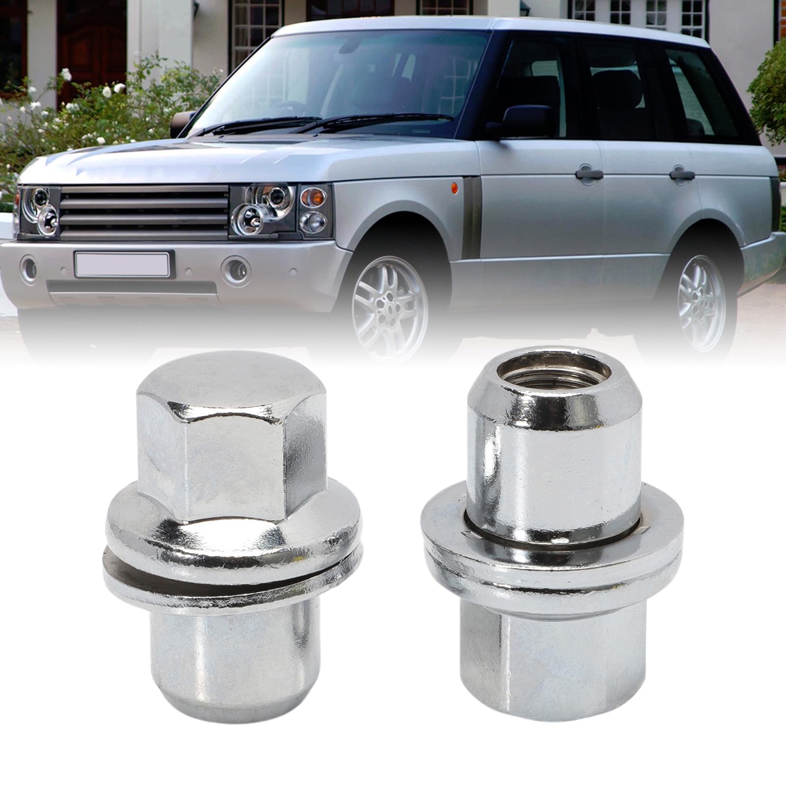 5 dadi per ruote in alluminio compatibili con Defender L663 Discovery 3 4 5 LR068126 RRD500510, dadi per ruote in acciaio inossidabile per Range Rover L322 L405 Range Rover Sport L320 L494, ac
