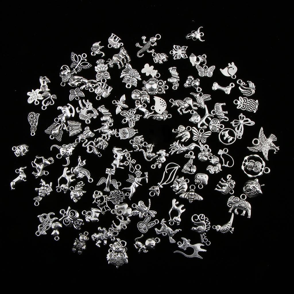 Zambuph Lovely Assorted Charms Pendants Vintage Options for DIY Jewelry Craft Projects and Handmade for Creative Inspirations Handmade Jewelry Gift Accessory