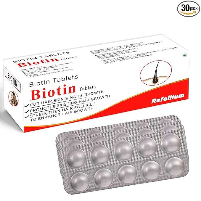 Refollium Advanced Biotin for Hair Loss and Hair Gro
