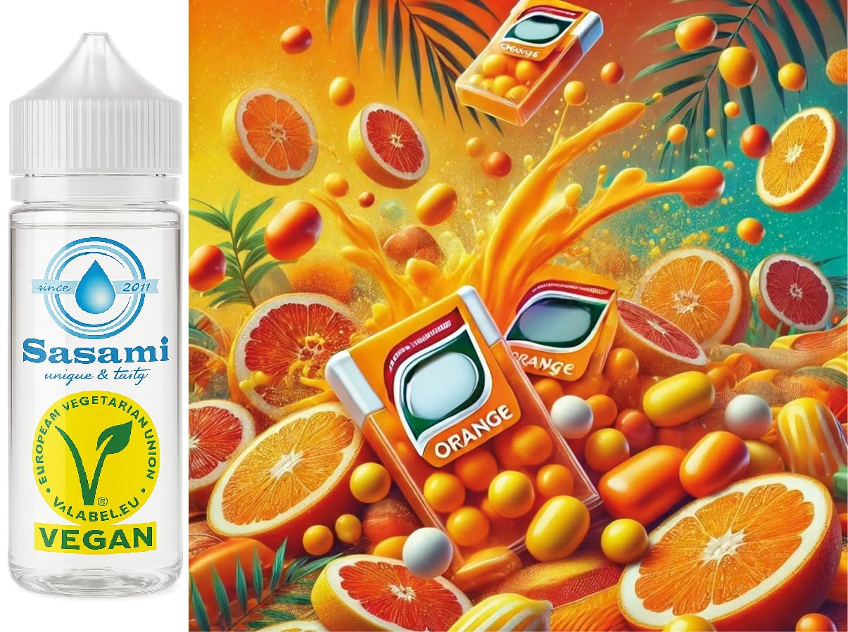 Tick Tack fresh Orange arôme concentré Sasami 100 ml - 8