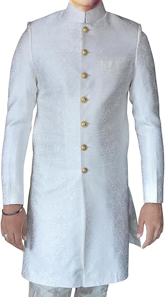 White jodhpuri suit with safa Clearance