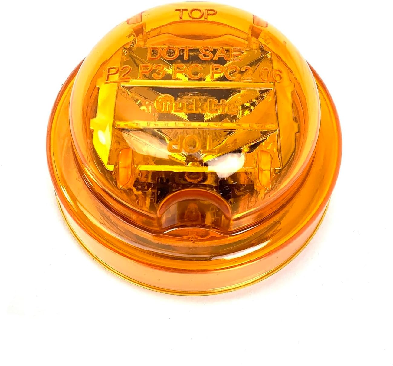 High Profile, Led, Yellow Round, 8 Diode, Marker Clearance Light, Pc, Pl-10, 12V
