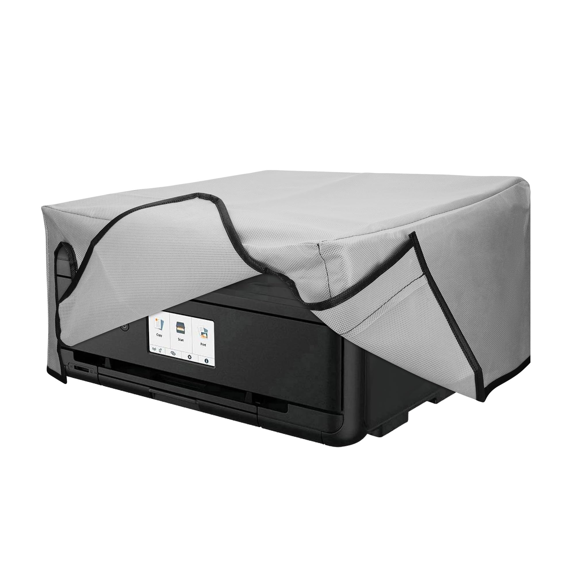 kwmobile Housse de protection pour imprimante Canon Pixma TS9550 G6050 TR7550 TR8550 gris clair