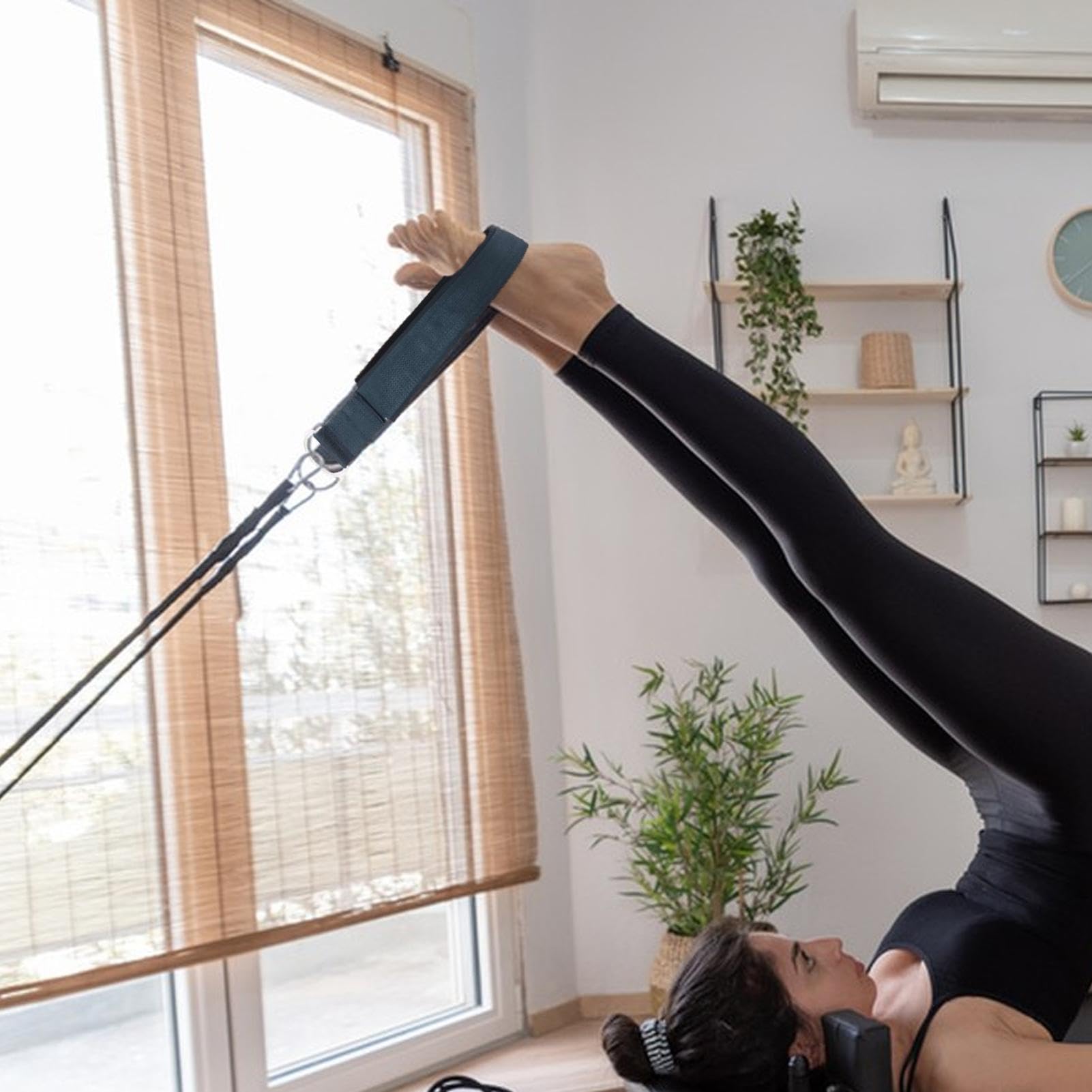 Amazon | リフォーマー用ピラティス ストラップ - ピラティス用ダブル