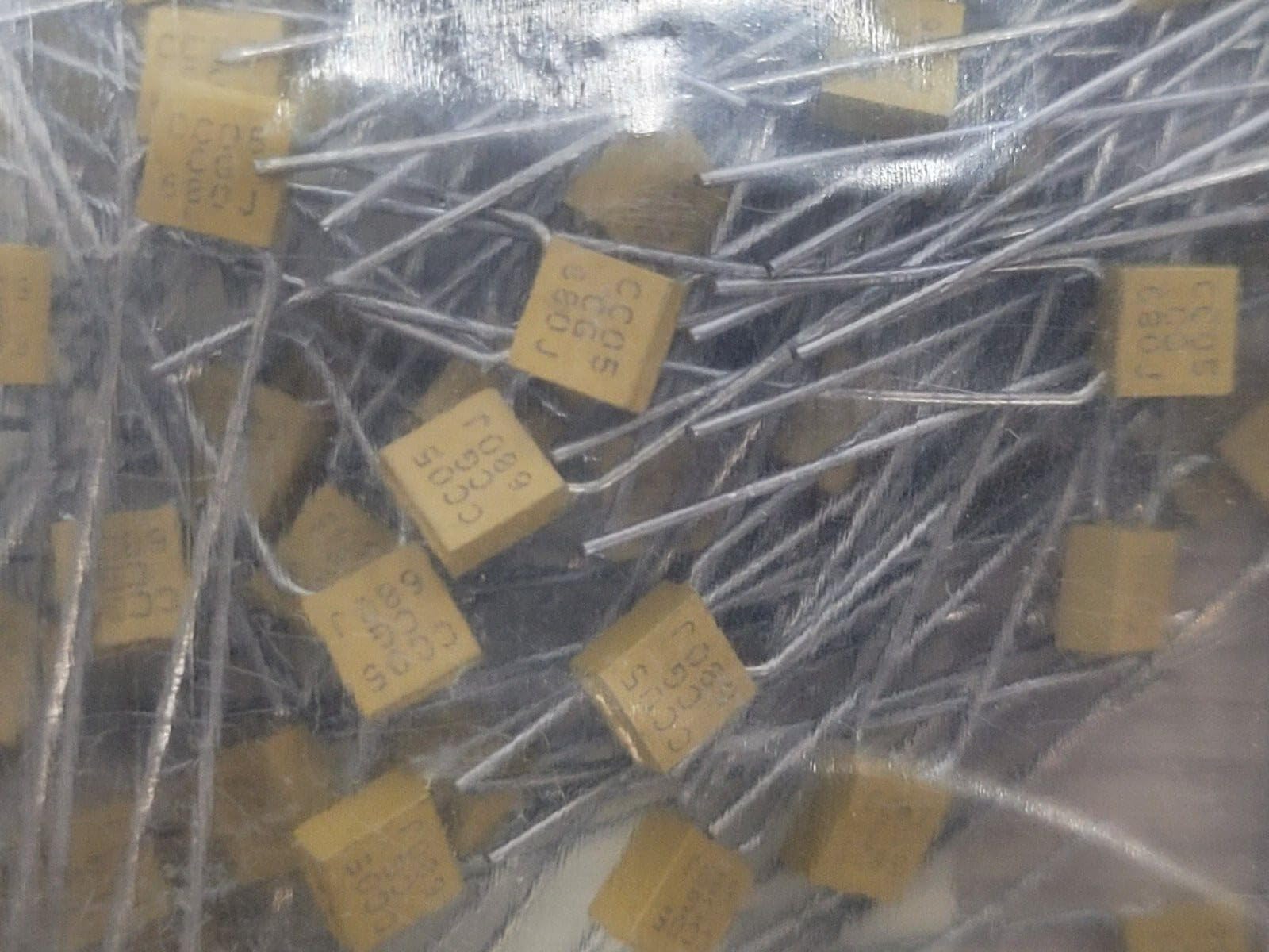 (1 PC) CC05CG680J fits KEMET Compatible with Cap CER Radial