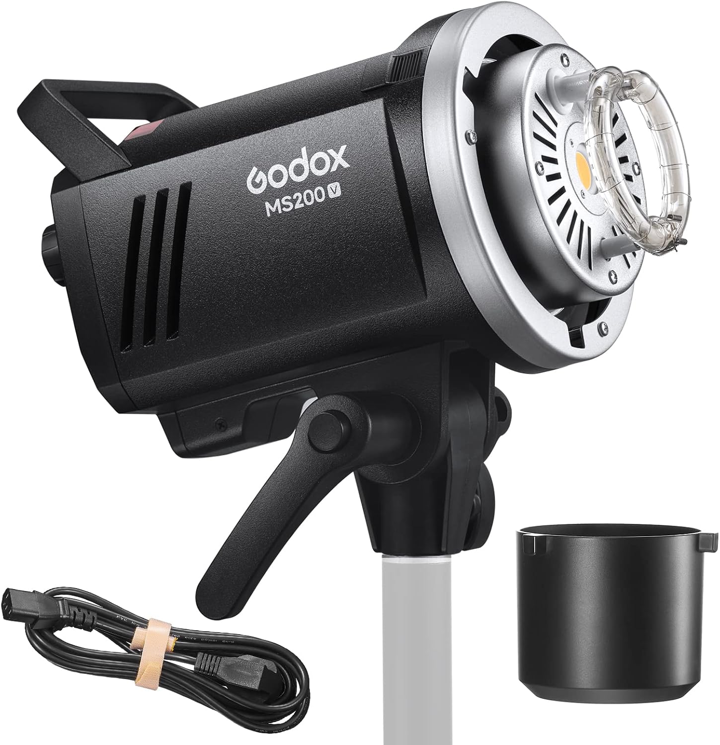 Godox MS200V 200WS 2.4G Wireless X System Studio Flash,5600±200k Color Temperature,0.1-1.8S Recycle Time,Using Godox X1 Trigger & XT16 Transmitter or xpro and x2 Trigger to remotely Control