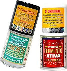 KIT BASE CONCRETO + BASE FERMENTO SOS unhas Top Beauty, Top Beauty