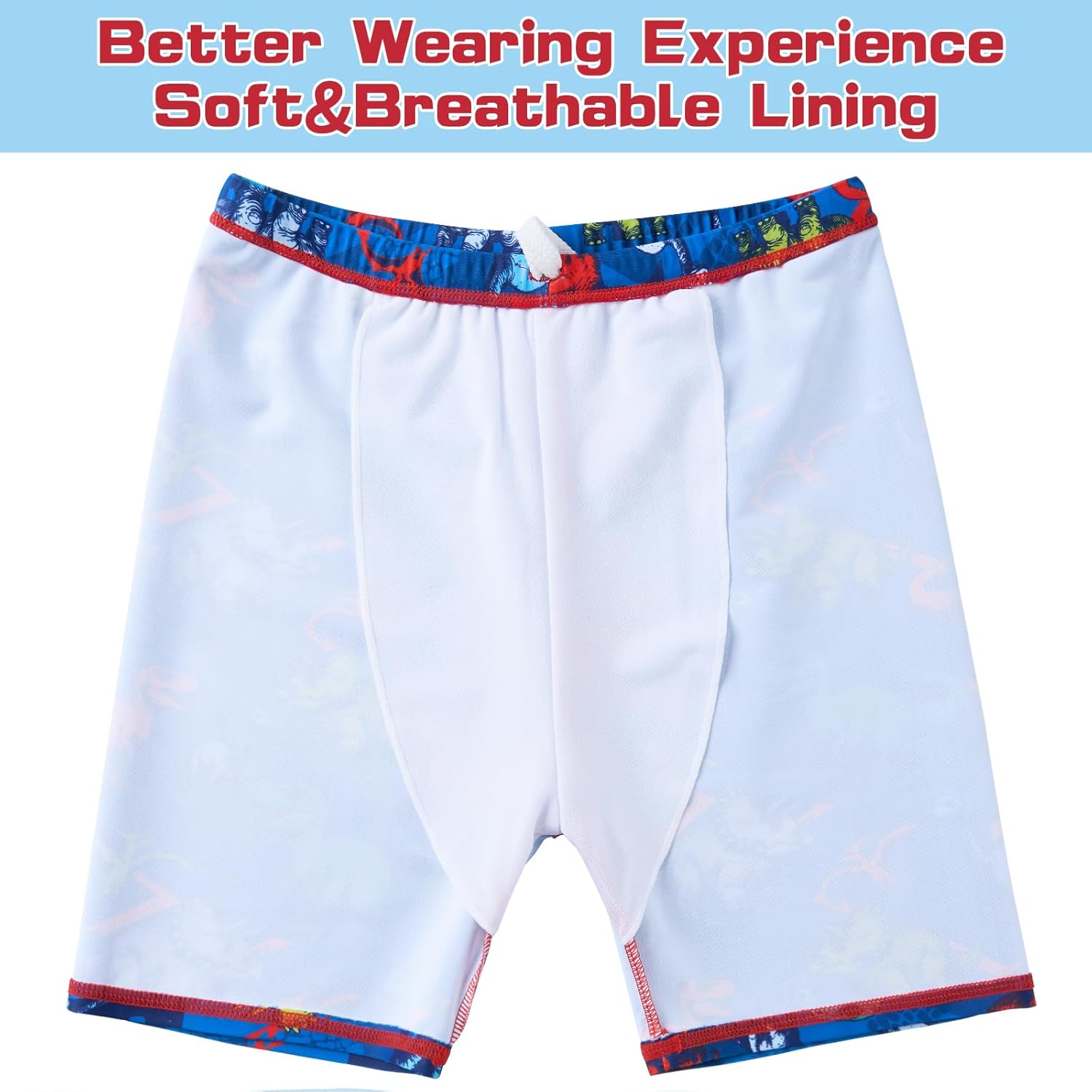 Toddler Boy Swimsuit Kids Swimsuit Boys Two Pieces Shark Swimsuit Toddler Rash Guard and Trunk - Image 4