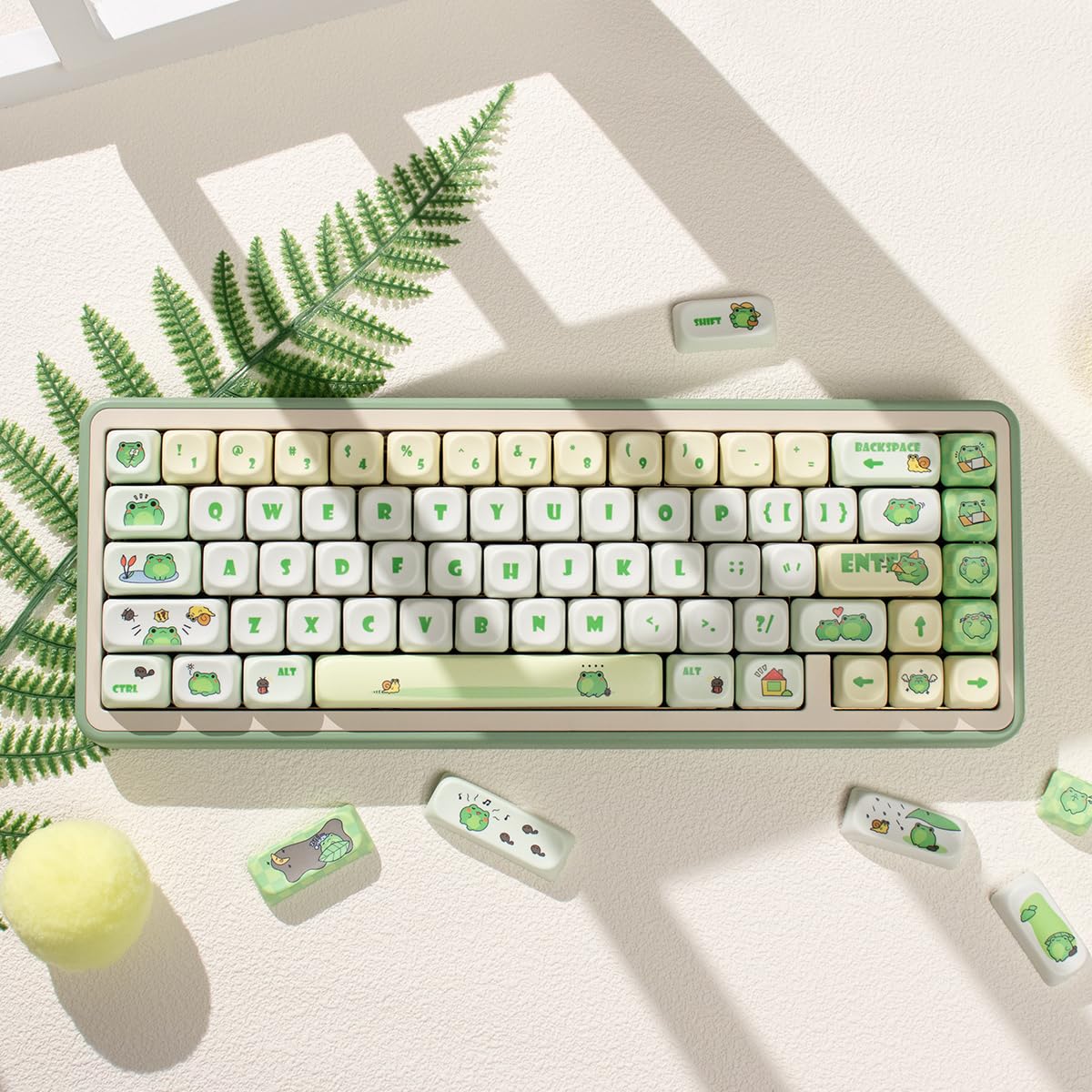 Bộ keycap MOA - Baby Panda (MOA Profile / PBT Double-Shot siêu dày