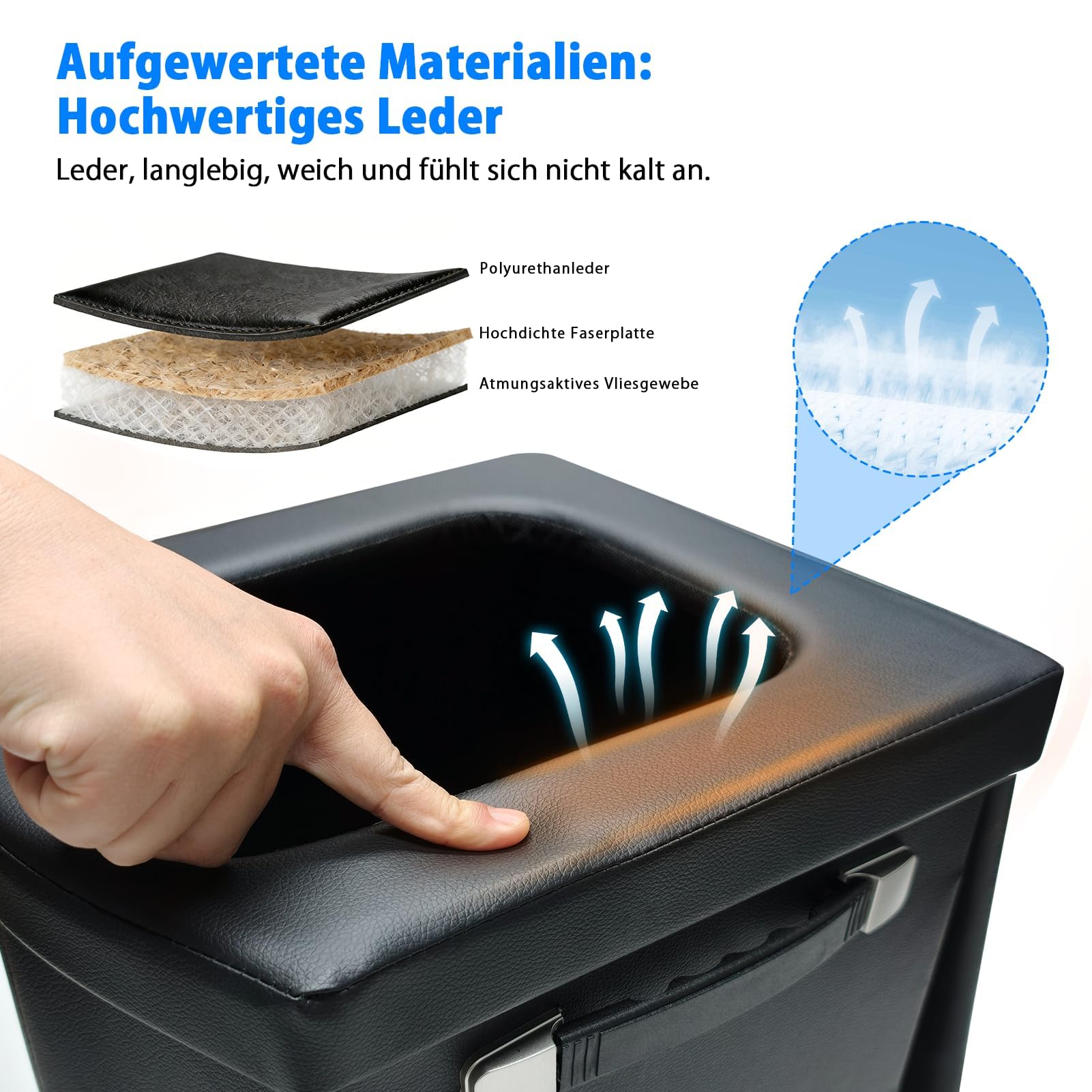 WETCEAOM Campingtoilette, Mobile Toilette, Trenntoilette, Tragbare Toilette für Draußen oder Drinnen,faltbares Töpfchen für Autocamping