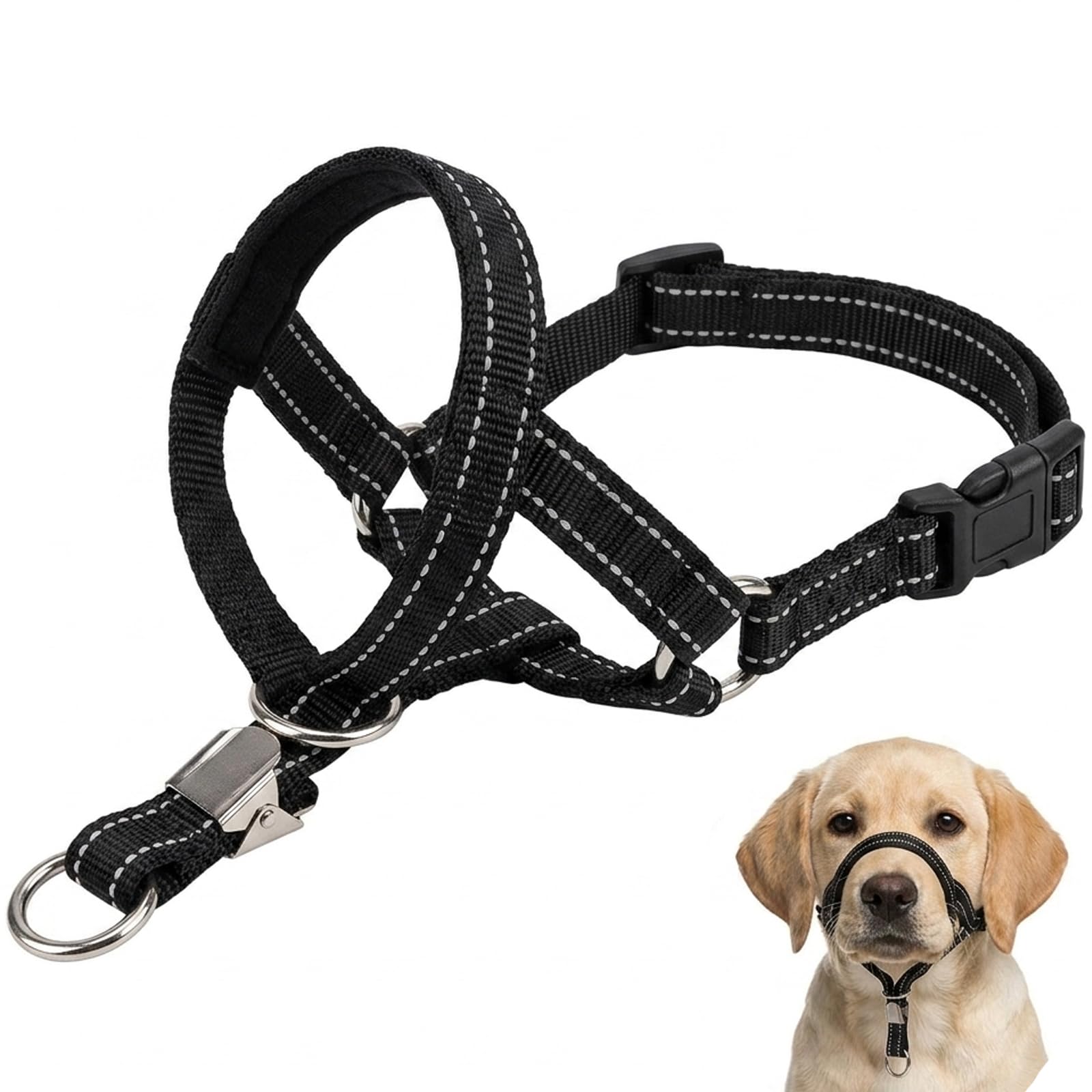 Figure of 8 Dog Lead, Anti Pull Dog Lead, Control and Safety Solution for Dogs, Durable Material with Adjustable Straps, Suitable for Daily Walks and Outdoor Activities