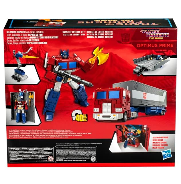 Foto 7 de 7 de Transformers Studio Series, Commander Class, película, 86-31 Optimus Prime, Figura de acción de 17,5 cm