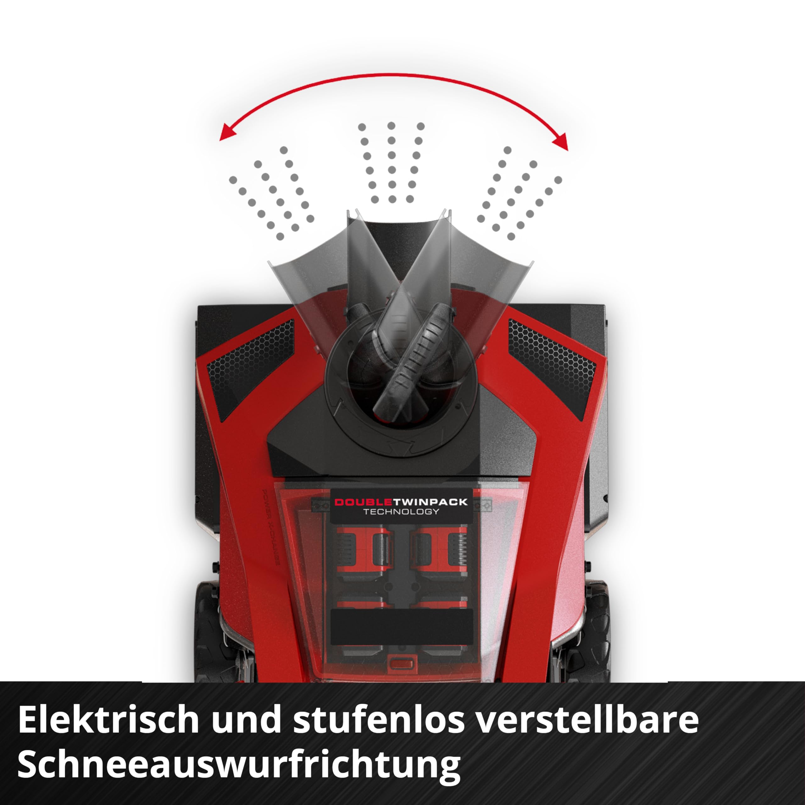 Einhell Professional Akku-Schneefräse GP-ST 36/53 Li E BL Power X-Change (36 V, 53 cm Arbeitsbreite, max. 33 cm Schneehöhe, inkl. Reinigungsspatel, inkl. 2X 4,0Ah Akku & Twincharger)