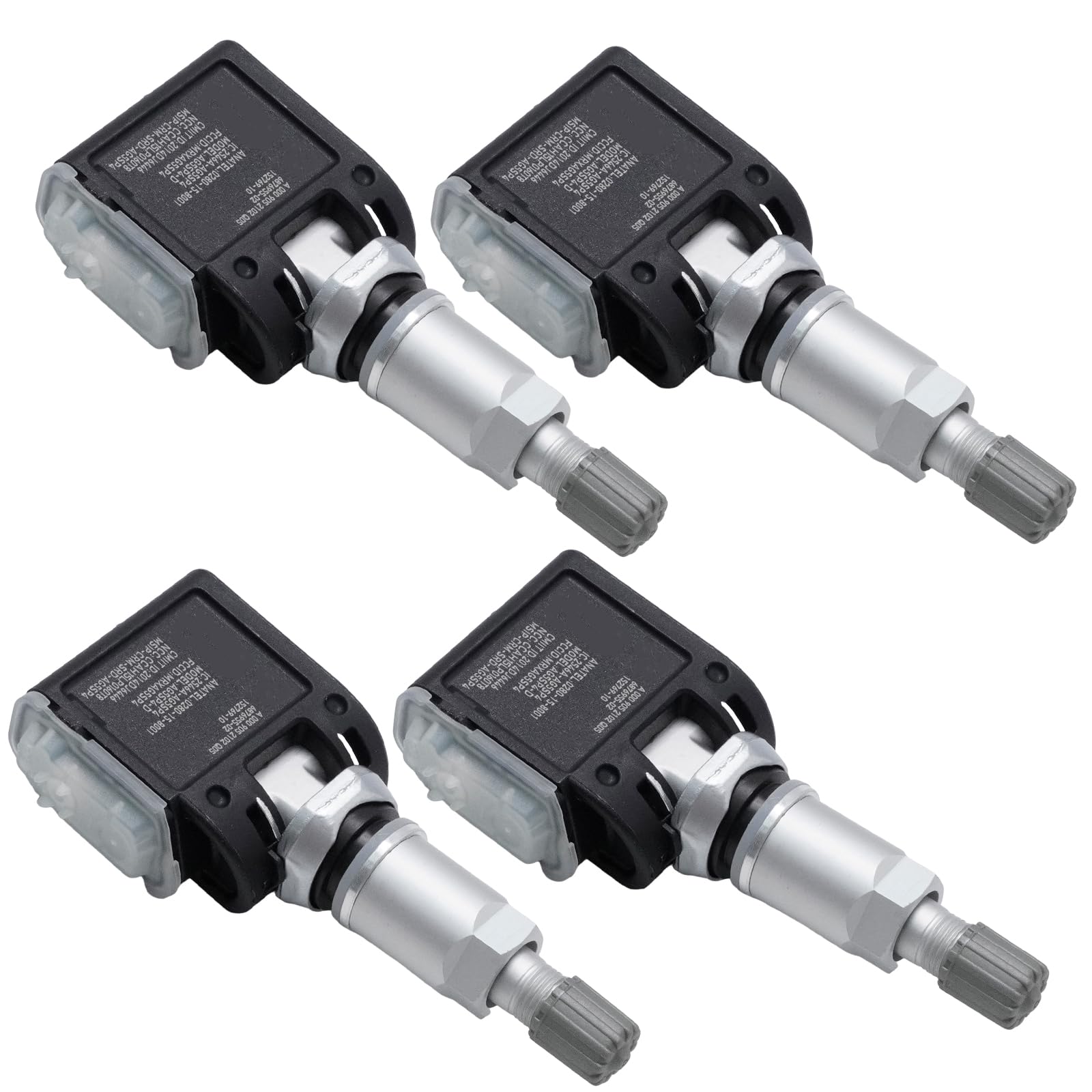 4 Stück A0009052102 Reifendrucksensoren, Ersatz für Mercedes E300GLC AMGW12 TPMS Reifendruckkontrollsystem Reifendruckkontrollsensoren