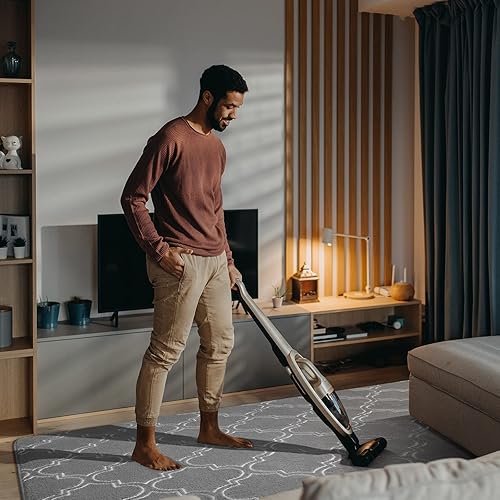 Vista 69 de HOMORE Alfombra peluda de espuma viscoelástica para sala de estar, alfombra de espuma viscoelástica de 6 x 9 pies para dormitorio de niños, alfombra