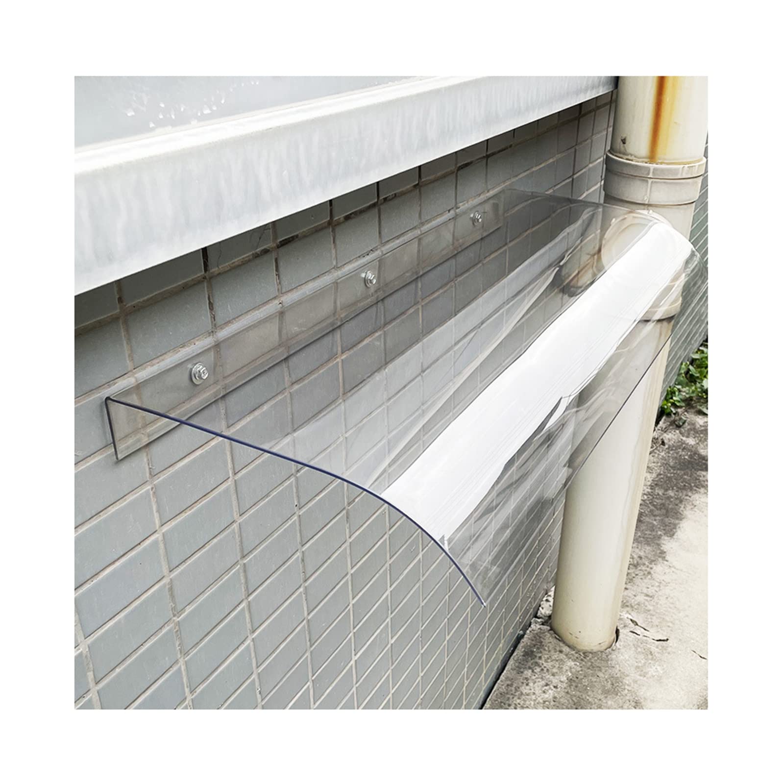 Paravent invisible extérieur moderne avec rideau d'ombrage de 4m