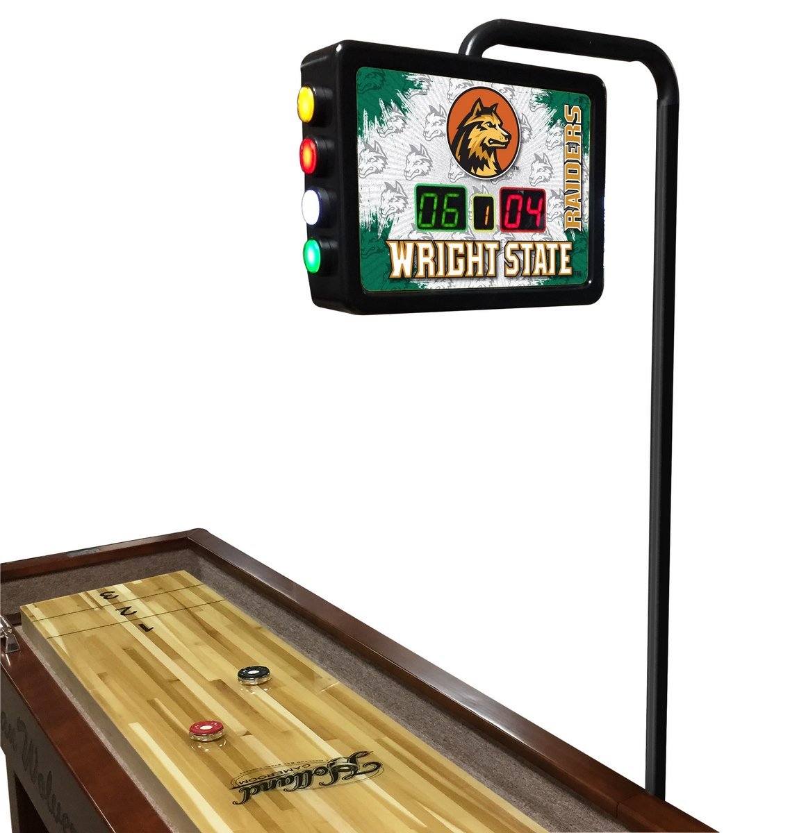 Holland Bar Stool Co. Wright State Electronic Shuffleboard Scoring Unit - Officially Licensed