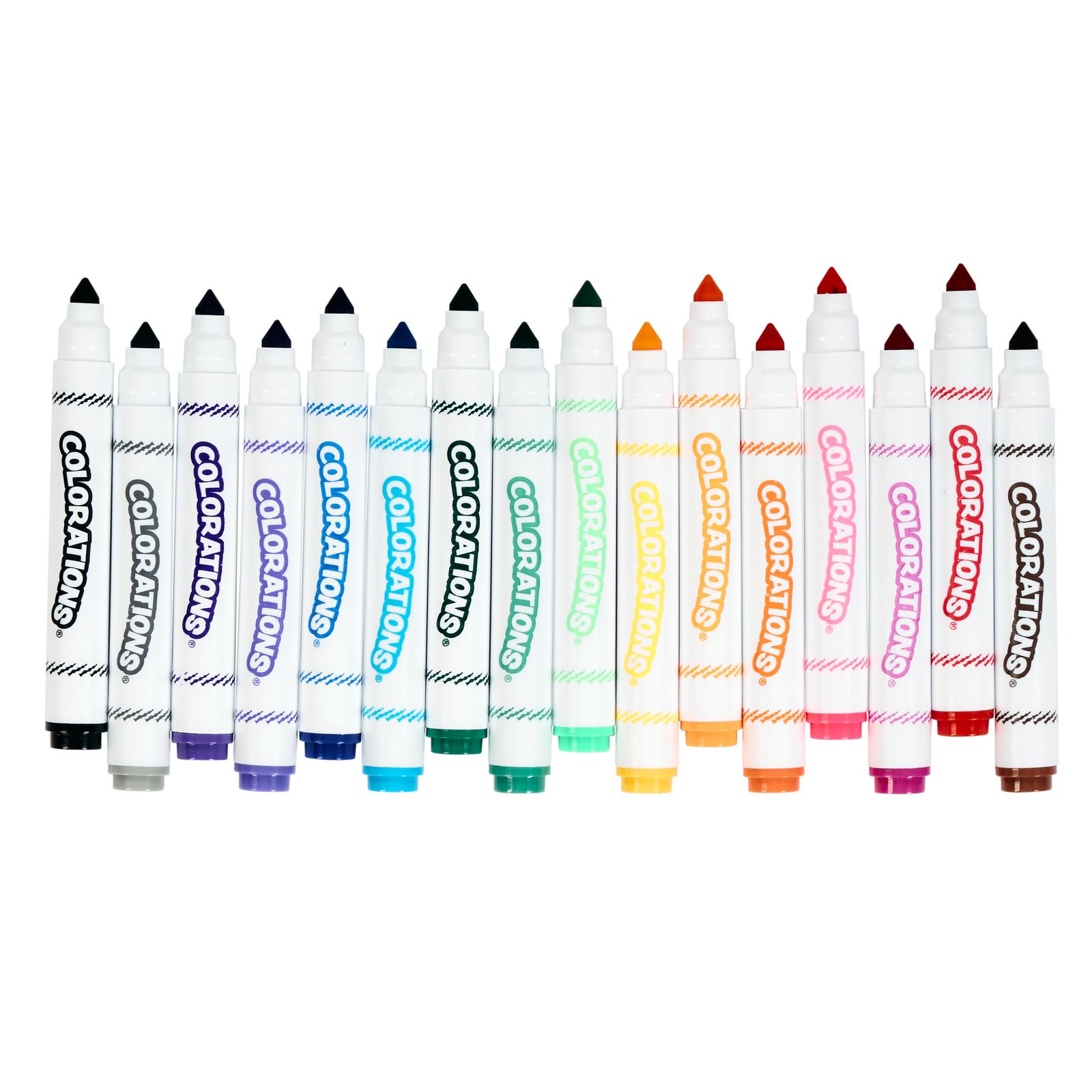 Snapklik.com : Chubby Markers, 16 Colors, Conical Tip, Coloring, Paper ...