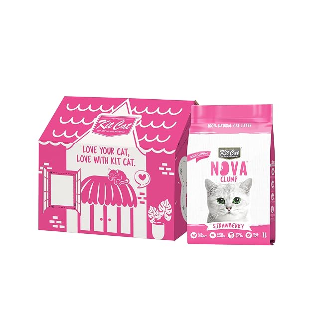 Foto 7 de 8 de Kit Cat SoyaClump Litter Fresa 7L