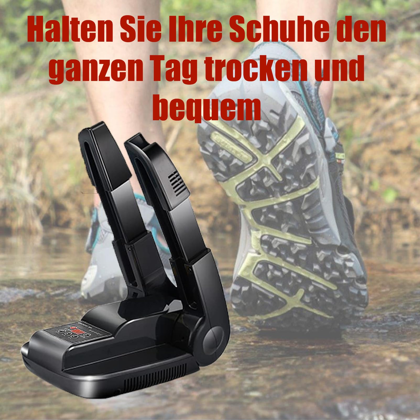 Schuhtrockner, Trockner, Handschuhtrockner, tragbares Rack, Timer, faltbares Design, schnell trocknend, für Schuhe, Handschuhe, Hüte, Socken, Trocknen von Schuhen und Schuhen