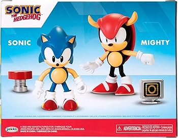 Sonic The Hedgehog 415564 10 cm Zestaw 2 Sztuk Figurki