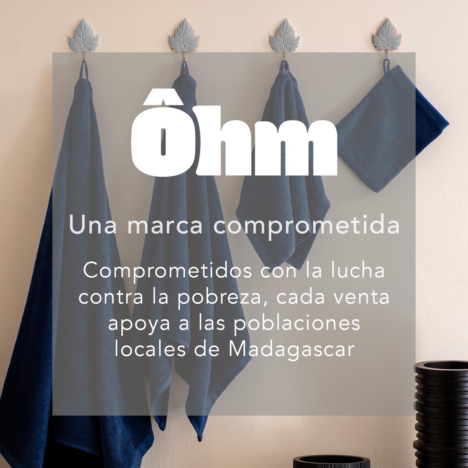 Ôhm Juego de Toallas de Baño 8 Piezas 100% Algodón 500 g/m² – 2 Toallas Ducha 70x140 + 4 Toallas Lavabo 50x100 + 2 Toallas Mano 30x50 – Set Familiar Alta Absorción – Blanco – Oeko-Tex