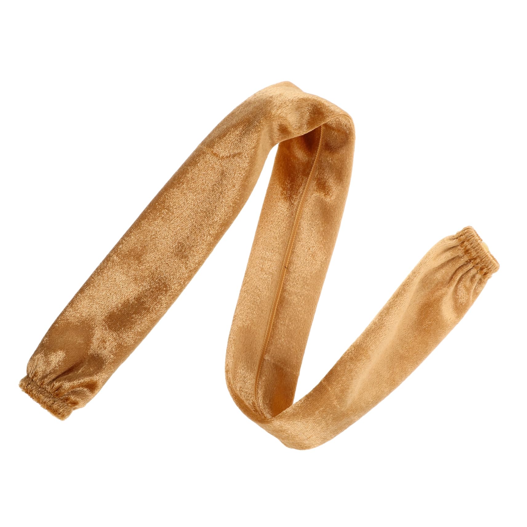 Ciieeo Decorative Velvet Lamp Cord Cover Side Zipper Protective Easy Clean Chandelier Chain Cover for Living Room