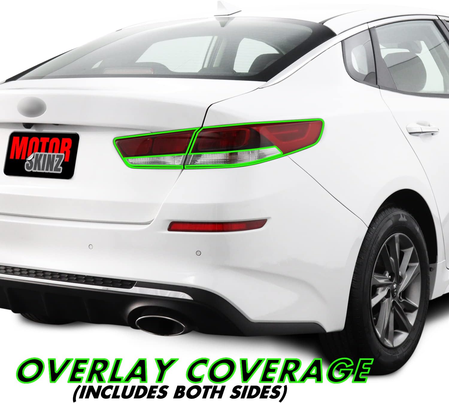 SlickMod PreCut Vinyl Smoke Tint for 2016-2020 Kia Optima Tail Light (2. Taillight Cutout, 35% Light Smoke)