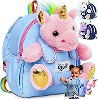 Vista 44 de Naturally KIDS - Juguetes de dinosaurio para niños de 2 a 5 años, regalo de cumpleaños, mochila de dinosaurio para niños pequeños