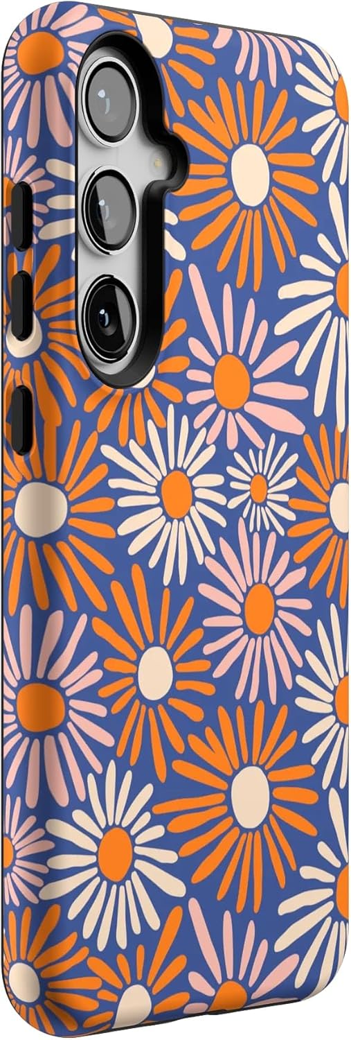 Casely Galaxy S24 Plus Case | Spring Forward | Daisy Floral | Essential Slim Dual-Layer Protective Design