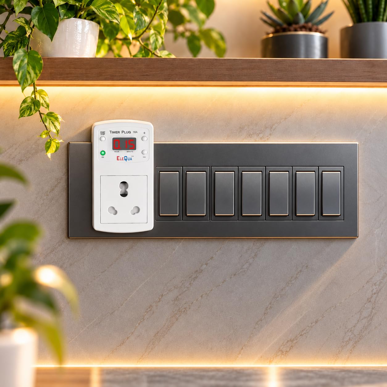 EleQua Timer Plug - Schedule Appliances & E-Bike Chargers -6