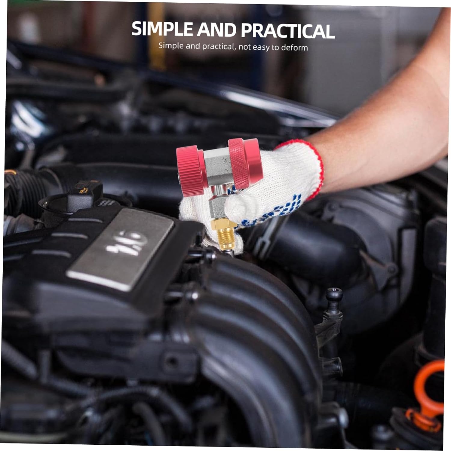 Universal Car Air Conditioner Adapter R13a Quick Connector DIY Tool Easy to Install Part