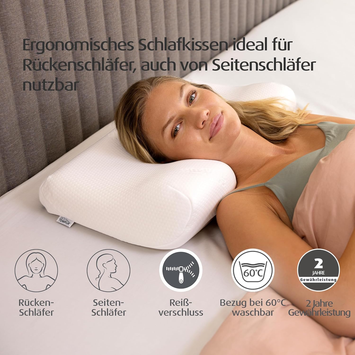 TEMPUR Millennium Pillow M サイズ Travesseiro Tempur Millennium QL 0.32x0.64m