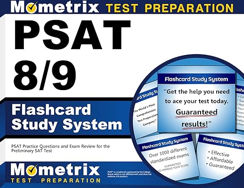 PSAT 8/9 Flashcard Study System: PSAT Practice Questions and Exam Review for the Preliminary SAT Test