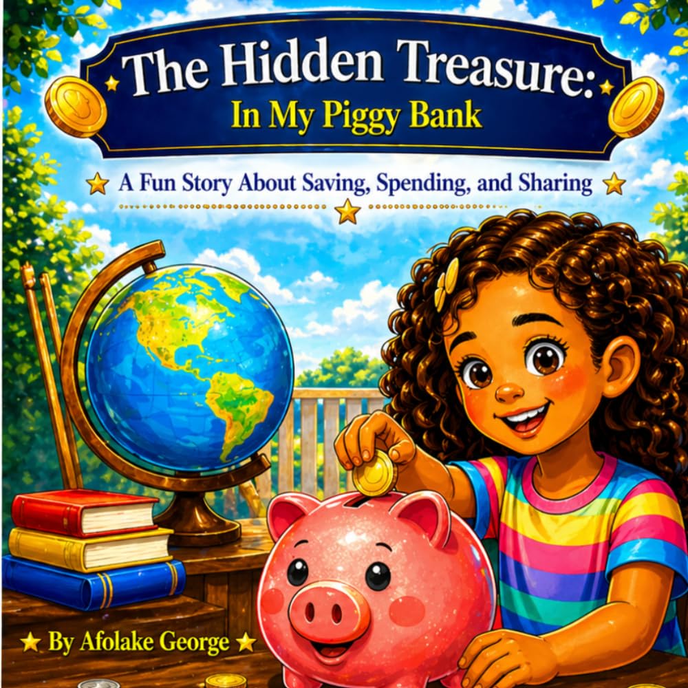 THE HIDDEN TREASURE: In My Piggy Bank: A Fun Story About Saving, Spending, and Sharing
