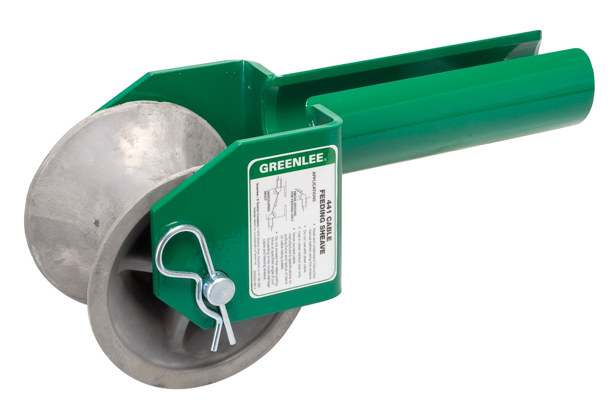 Greenlee 441-3 Cable Puller FEEDING Sheave, For 3-Inch Conduit
