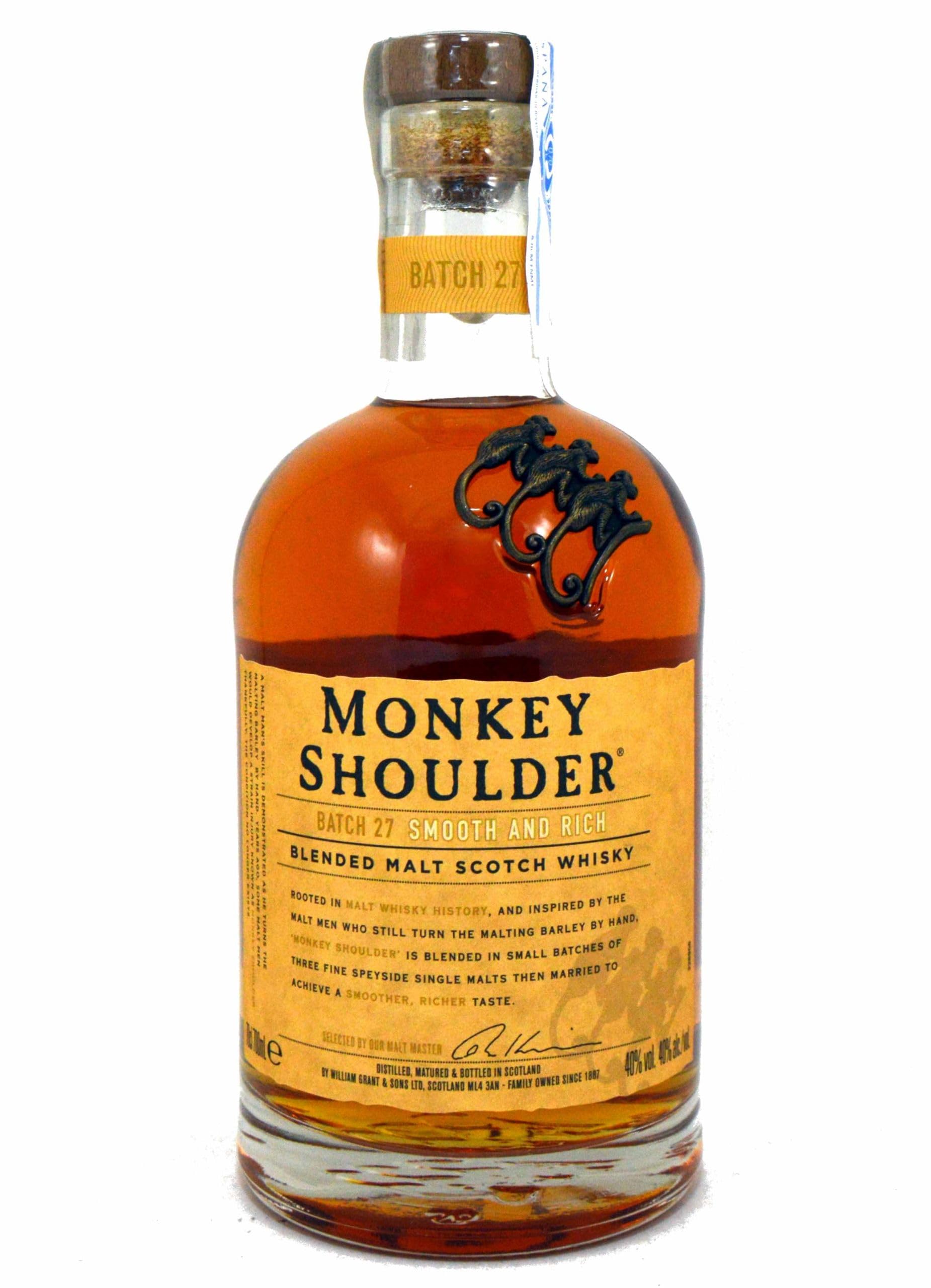 Monkey Shoulder Whisky Di Malto Misto Spalla Di Scimmia 70Cl - 4