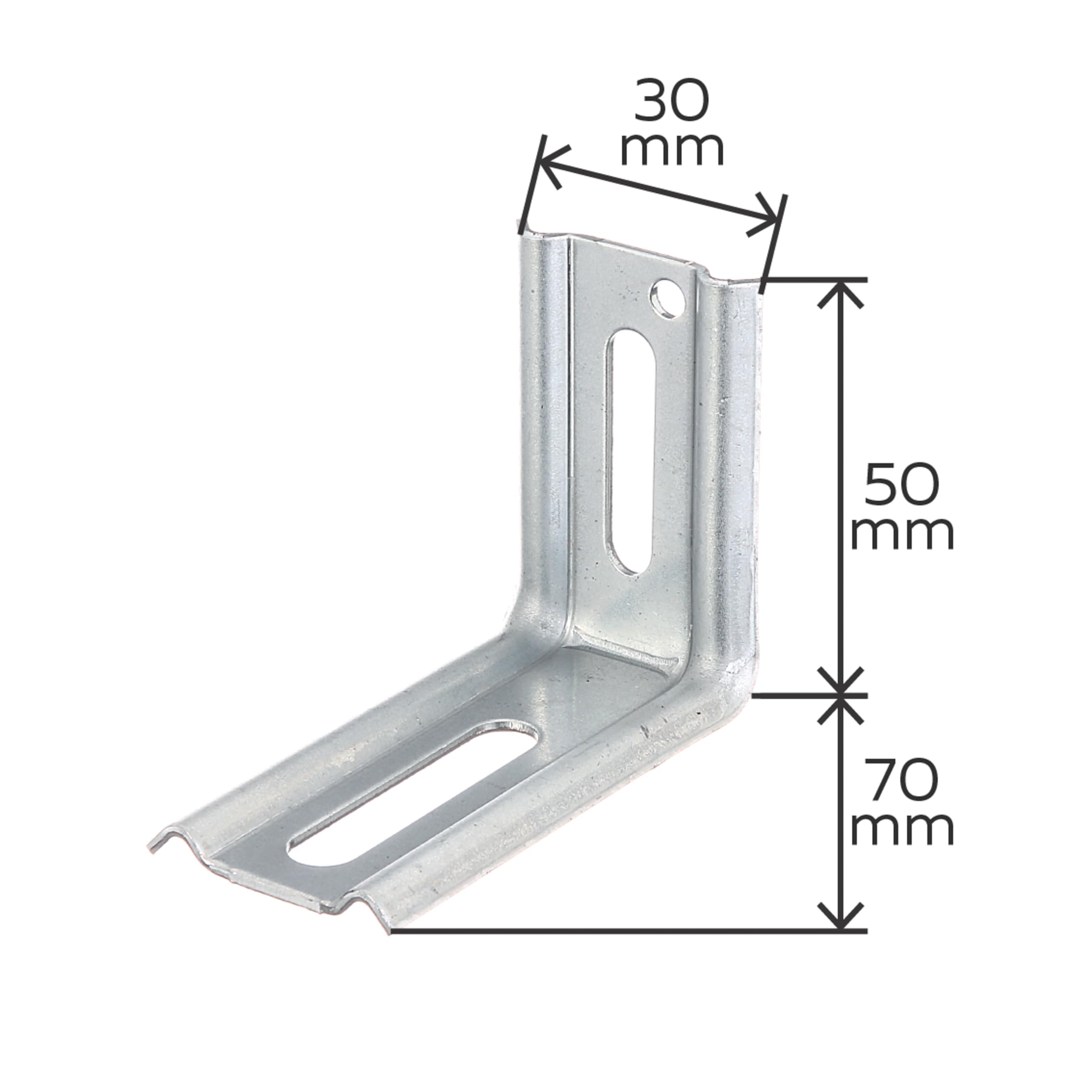 GAH-Alberts 339906 Squadretta di Regolazione, Acciaio, 70 x 50 x 30 mm / 50 pezzi