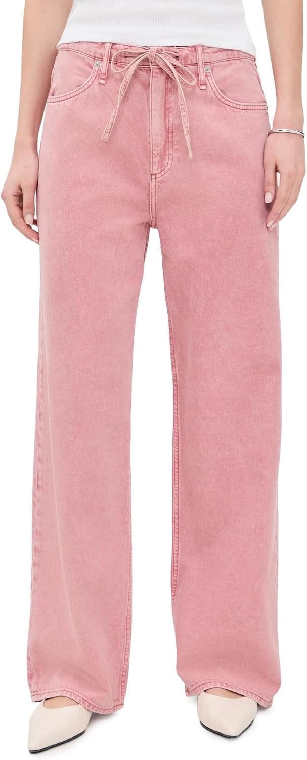 rag & bone Women's Featherweight Phoebe Drawstring Jeans