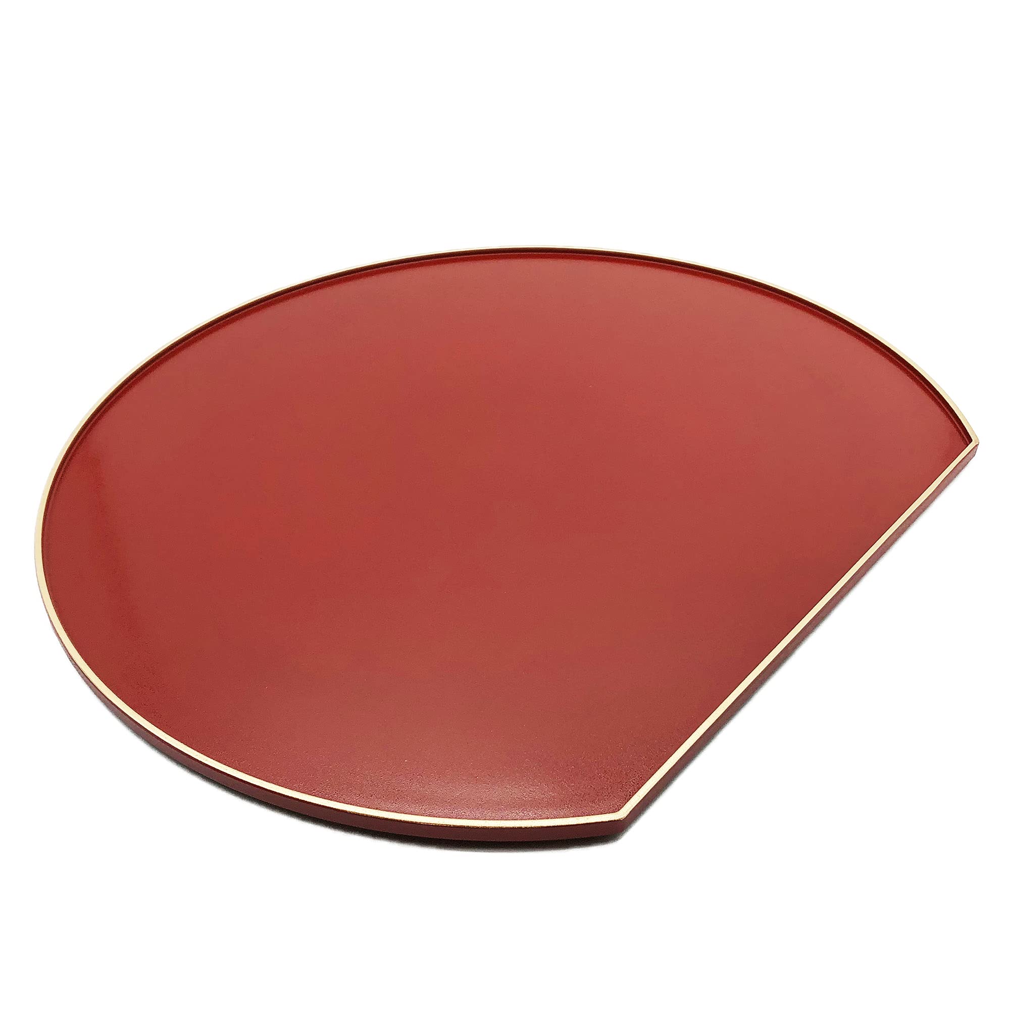 木製 膳 5枚セット 赤色の縁取り 木製 膳 5枚セット 赤色の縁取り