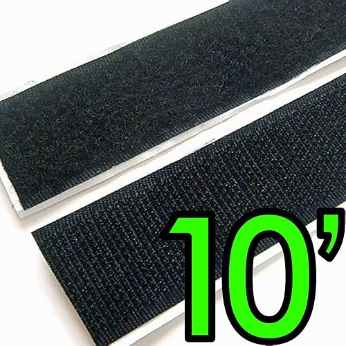 Vista 12 de Electriduct Cinta adhesiva de gancho y bucle de 2 pulgadas, cierre de tela con respaldo adhesivo Utilizado para artes/manualidades y hogar y 100