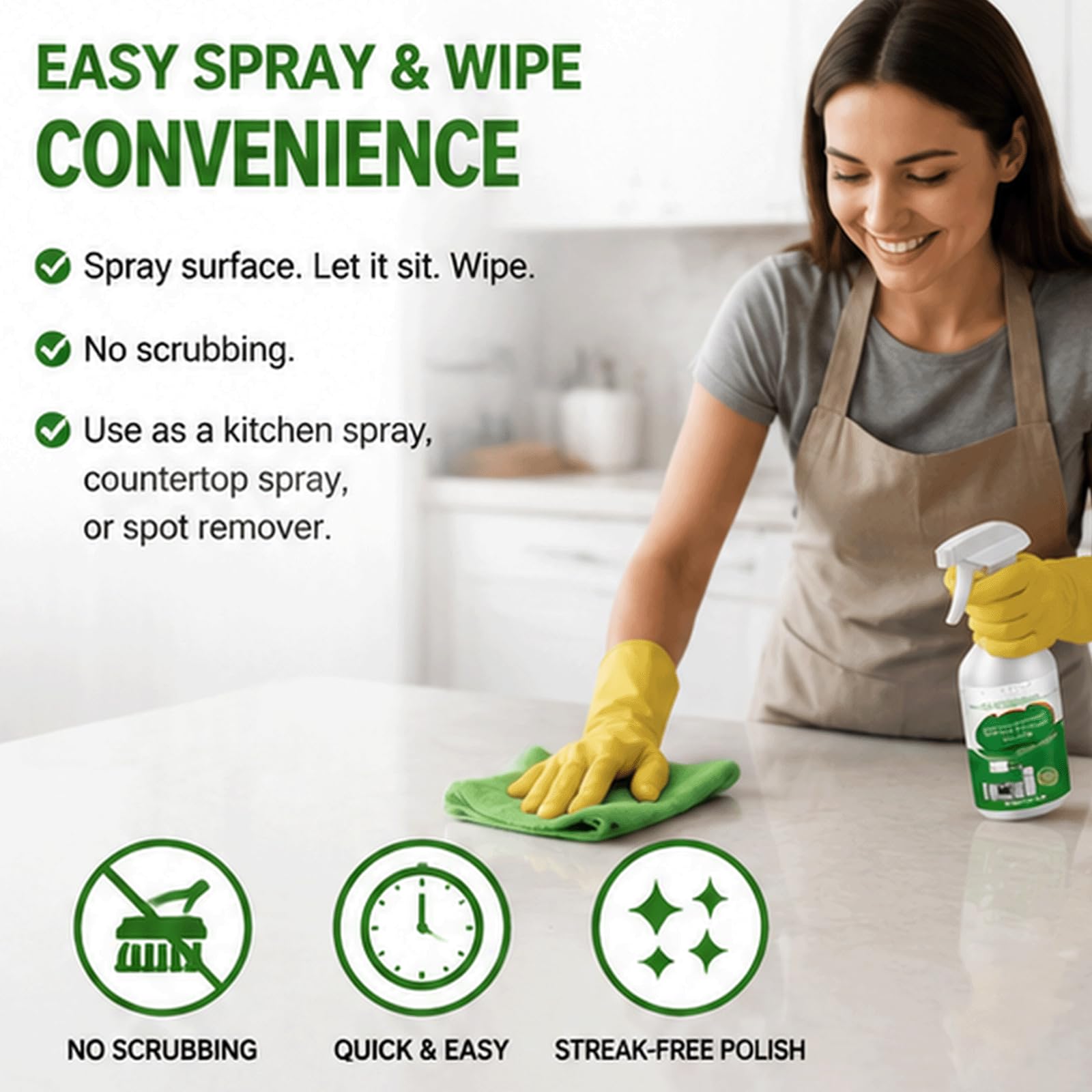 Wielozadaniowy środek do czyszczenia urządzeń kuchennych bez szorowania Spray-Heavy Duty Grease Remover, środek do czyszczenia powierzchni Kuchnia Uniwersalny środek do usuwania (5 szt)