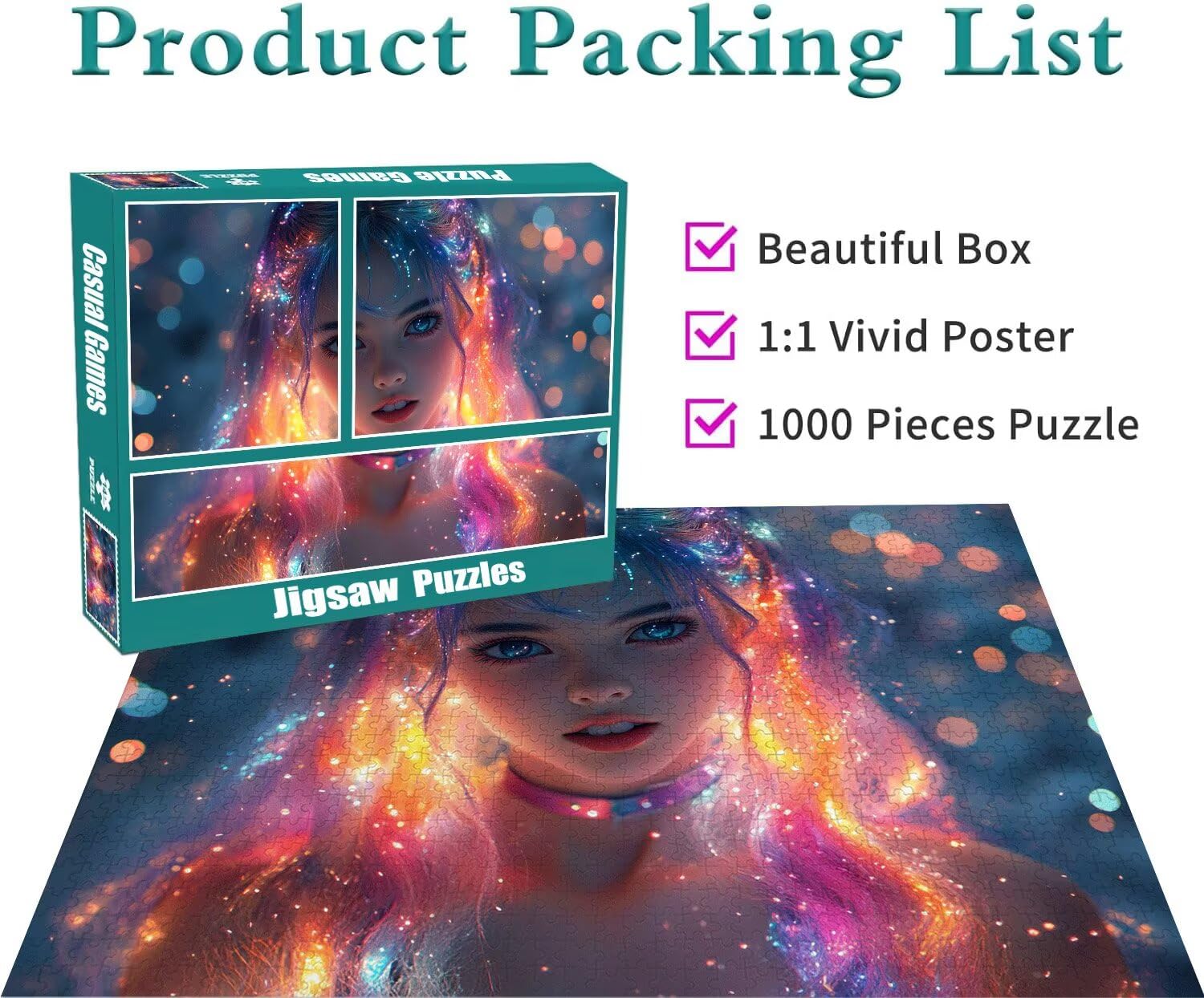 Puzzle Erwachsene 2000 Teile Mädchen Karikatur Educa Jigsaw für Kinder ab 8 Jahren Mädchen Jungen, Erwachsene Impossible Klassische Puzzles Schwer, Anspruchsvoll Spielspaß, Geschenke 70x99cm t-776